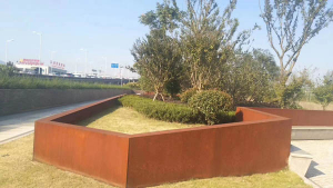 谢家集耐候钢挡土墙